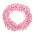 jojofuny 12cm kürk dantel dikiş zanaat şerit gelin kıyafetleri pembe saçak perde giyim DIY aksesuarları kendin yap döşeme narin küçük ponpon Manuel aplike tüy yumağı naylon iplik