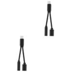 jojofuny 2 Adet 2 1 2si 1 Arada Usb-c - 3 5 Mm Kulaklık Adaptörü Tip C Kablo Akıllı Telefonlar Için Ses Adaptörü 3 5 Mm Jak Alaşımlı Tpe Kablo