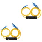 jojofuny 2 Adet Elyaf Bölücü Fiber Ayırıcı Kablo Değişimi Sigortalı Optik Kablo Oyun Konsolu Için Optik Kablo Tv Için Ayırıcı Optik Ayırıcı Optik Sigortalı Ayırıcı Kablo Için Tv Yellow Pp