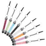 jojofuny 2 Set Kapasitif Stylus Kalem Dokunmatik Ekranlı Cihazlar Için Evrensel El Yazısı Aracı Telefon Ve Tablet Için Yapay Elmas Ucu 8 Adet * 2