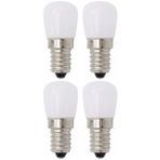 jojofuny 4 Adet Buzdolabı Ampul Dondurucu Ampul Mikrodalga Yedek Ampul Ev Aletleri Ampul LED Ampuller Fırın Ampulü 25W E14 Seramik Tungsten Lamba Beyaz Davlumbaz