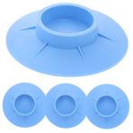 jojofuny 4 Adet çamaşır makinesi paspas dengeleyici için pedler Sönümleme şok yıkayıcı stabilizatör çamaşır makinesi pedi Yıkayıcı ve kurutucu aksesuarları silgi Blue