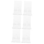 jojofuny 6 Adet Cep Telefonu Tutucu Telefon Tutucu Standı Katlanabilir Telefon Standı Masaüstü Standı Telefon Teşhir Rafı Güneş Gözlüğü Standı Dizüstü Taşıma Çantası Tezgah Akrilik Tembel