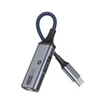 jojofuny 60w Type-c Dönüştürücü Şarj Kablosu Usb C - 3 5 Mm Kulaklık Jakı Taşınabilir Ses Adaptörü Type C - Kulaklık Dönüştürücü