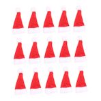 jojofuny 70 Noel dekoru yılbaşı dekoru noel lolipop kap şapkalar mini santa toplu olarak noel baba şapkaları lolipoplar lolipop şapka lolipop için mini yılbaşı şapkası Şeker süslemeler