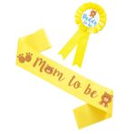 jojofuny Erkek Hediyeler 2 Adet süs anne olmak kanat anne olmak pin anne baby shower partisi için bebek duş kanadı bebek duşu anne olmak makyaj yapmak kemer Hediye toplu iğne baba kumaş Kız