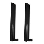 jojofuny Iç Iğne Anteni 2 Adet Çift bantlı kablosuz 4ghz yedek wireless sinyal güçlendirici Kablosuz sinyal arttırıcı radyo anteni yapıştırıcı sağ açı alıcı iç iğne abs Çoklu Sinyal Alıcısı