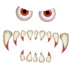 jojofuny Kapı Sticker Örümcek Kemerli Iskelet LED Işık Kostüm Şişme Ağaç Cadılar Bayramı Asılı Süslemeleri Fan Pencere Ürpertici Küpe Ev Fiston Açık Hava Süsleri Cadılar Bayramı