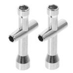 jojofuny Soket Anahtarı Takım Seti Rc Araba Anahtarı 4/5/55/7mm Metal Anahtar Kovanları Otomobil Parçaları Ahşap İşleme Yardımcı Programı