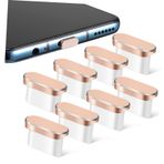 jojofuny Tip C Toz Kapağı Seti Usb Kapağı Telefon Bağlantı Noktası İçin Küçük Düz Tasarım Tipe Uygun