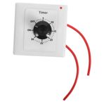 jojofuny Zaman zamanlama anahtarı ışık zamanlayıcı anahtarı egzoz fanı zamanlayıcısı fan zamanlayıcısı geri sayım zamanlayıcı anahtarı elektronik zamanlayıcı anahtarı plastik