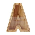 jojomis Ahşap Mektup/Gitar Şekli Kumbara Bozuk Para Kutusu, Kendin Yap Tasarruf Tenceresi, Çevre Dostu, Çocuklar için Güvenli, 17,9x14,8x4,0 cm