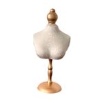 jojomis Kolye Ekran Standı Takı Organizatör Kadife Kapaklı MDF Manken Dresser Tezgah Dekor 14.17x6.30 Inç