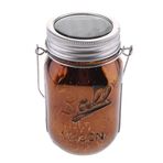 jojomis Renkli LED Güneş Mason Kavanoz Kapak Işık Peri Dize, 8x8x15cm