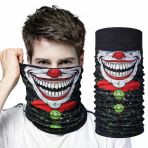 Joker Yüz Baskılı Baf Bandana - Çok Amaçlı Boyunluk Bandana 2 No Mirsm0010k-F085-2