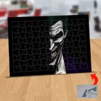 JOKERARTWORK5K Siyah Beyaz Joker 99 Parça Puzzle Yapboz Tablo