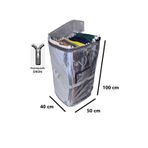 JokeyAmbalaj Ev-iş Branda Taşıma Çuvalı 50x40 100cm Fermuarlı Ve Cepli 170gr.tekstil Çuvalı- (Şeffaf)