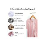 JokeyAmbalaj Gardırop İçi Askılık Yuvalı 60x90cm Kuru Temizleme - Dolap Içi Şeffaf Saklama Naylonu (10ADET)