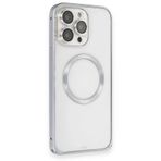 Joko İphone 15 Pro Kılıf Metal Bumper Magneticsafe Kapak - Gri