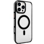 Joko Iphone 16 Pro Max Gleam Pc Sert Magsafe Kılıf - Şeffaf-Siyah