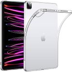 Jolita iPad Pro 6. Nesil 12.9 Inç Uyumlu Şeffaf Silikon Tablet Kılıfı Kapak Renksiz M2 12.9 Inç 2022