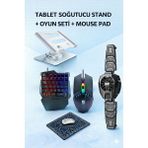 Jolita Nubia Red Magic Nova 11'' Uyumlu 5in1 Tablet Oyun Seti Stand Soğutucu Klavye Mouse Set - Siyah