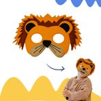 Jolly Designs Aslan keçe maske