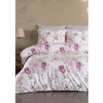Jolly Home 4 Mevsim Çift Kişilik Kapitoneli Lina Mürdüm Nevresim Takımı