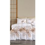 Jolly Home 4 Mevsim Tek Kişilik Kapitoneli Kumsal Kahve Nevresim Takımı