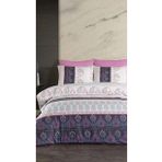 Jolly Home 4 Mevsim Tek Kişilik Kapitoneli Sima Indigo Nevresim Takımı