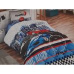 Jolly Home Clasy Genç Tek Kişilik Nevresim Takımı - Mavi