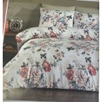 Jolly Home Lina Ranforce Pamuk Nevresim Takımı - Somon - 200 x 220 cm