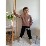 Jolly Kids Erkek Çocuk Baskılı Sweatshirt Takım - 5 - 6 Yaş - Kahverengi