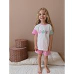 Jolly Kids Kız Çocuk Pembe Sevimli Hayvan Detaylı Şortlu Takım - 7 - 8 Yaş