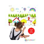 jollyheads Güzel Evim Dev Boyama 70x100 Cm - Dev Boyama Etkinlik Ve Aktivite Kağıdı Ev boyama kartonu 100x100