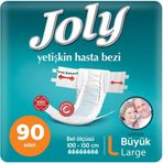Joly Yetişkin Bel Bantlı L Büyük 90 Adet 3x30 Hasta Bezi