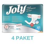 Joly Yetişkin Hasta Bezi Bel Bantlı Medium Orta 120 Adet (4Pk X 30)