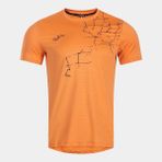 Joma 103993AA837 R-City Printing Helium Erkek Kısa Kollu Tişört - Turuncu - XL