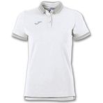 Joma Bali II kadın polo yaka tişört S Beyaz