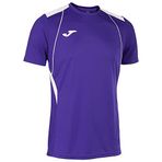 Joma Championship Vii erkek tişörtü, Koyu Eflatun Beyaz, XL