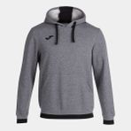 Joma Erkek Futbol Kamp Sweatshirt Confort Hoodie Melange Gray Black 101962.281 - Gri - XL