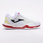 Joma Point Lady TPOILW2502C Kadın Toprak Kort Tenis Ayakkabısı Nefes Alabilir Tasarım - Beyaz