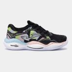 Joma Smash Kadın Tenis & Padel Ayakkabısı TSMALW2501C Siyah Toprak Kort İçin Hafif ve Teknik