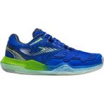 Joma TPOIS2604C Point Toprak Kort Erkek Tenis Ayakkabısı Mavi / Lime Yeşili - Lacivert