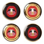 Jonathan Adler Full Dosis Untersetzer, Porzellan, Multicolor