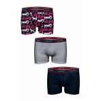Jonh Frank Üçlü Paket Erkek Boxer Jf3bfg02
