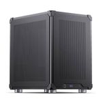 Jonsbo C6 Mesh bilgisayar kasası, USB-C bağlantısı, çıkarılabilir paneller, çelik, Micro-ATX, siyah