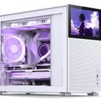 Jonsbo D31 Mesh Screen mATX kasa, sertleştirilmiş cam - beyaz