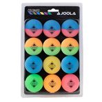 Joola Ballset Colorato Renkli 12 Li Masa Tenisi Topu