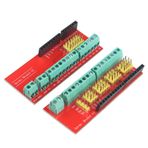 Jopto Vida Kalkanı V3 Terminal Genişletme Panosu, İnteraktif Medya Modülü Aksesuarı DIY Elektronik Bileşenler için, UNO R3 ile Uyumlu